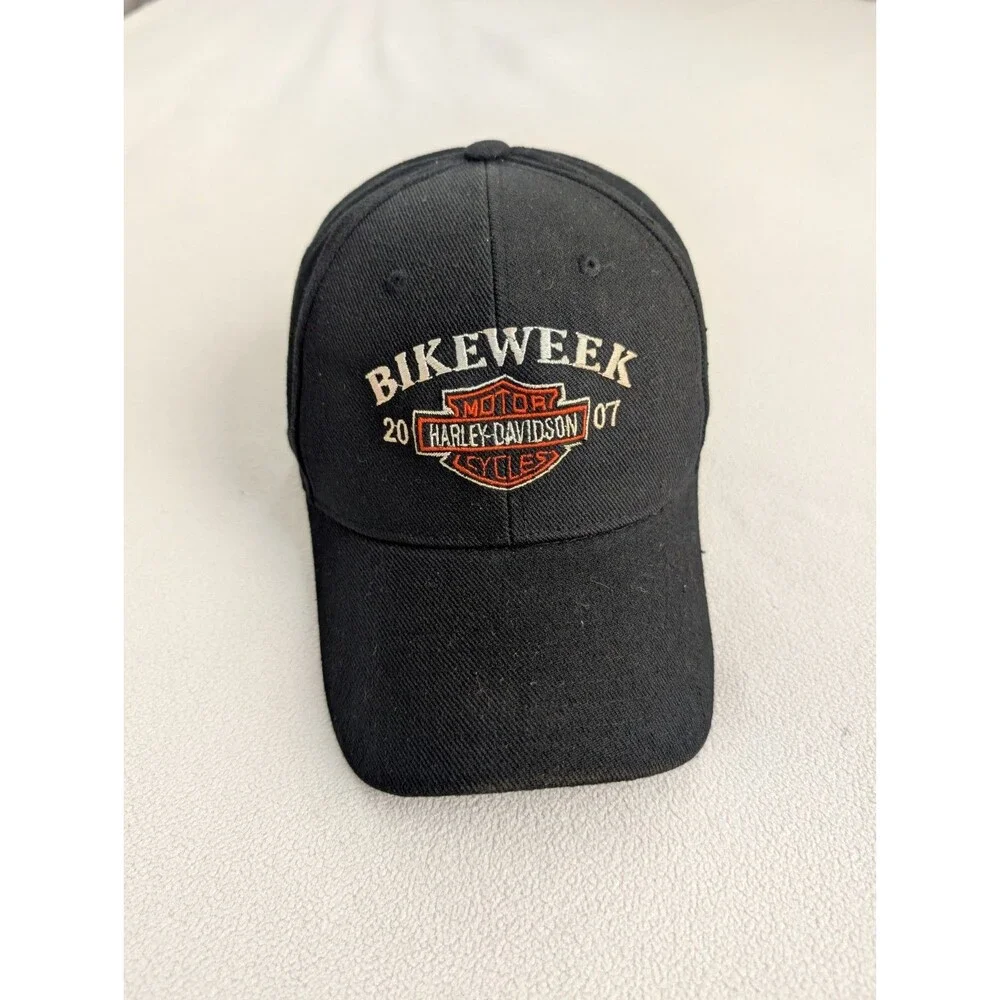 Harley Davidson Motorcycle Daytona Bike Week 2007 Baseball Cap Adjustable Hat